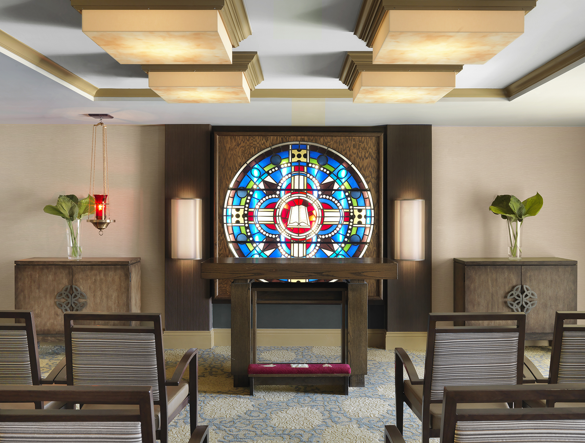 The chapel at Kingswood Senior Living Located in Kansas City, MO.