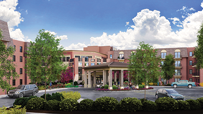 Rendering of the Villa located at Kingswood Senior Living Located in Kansas City, MO.